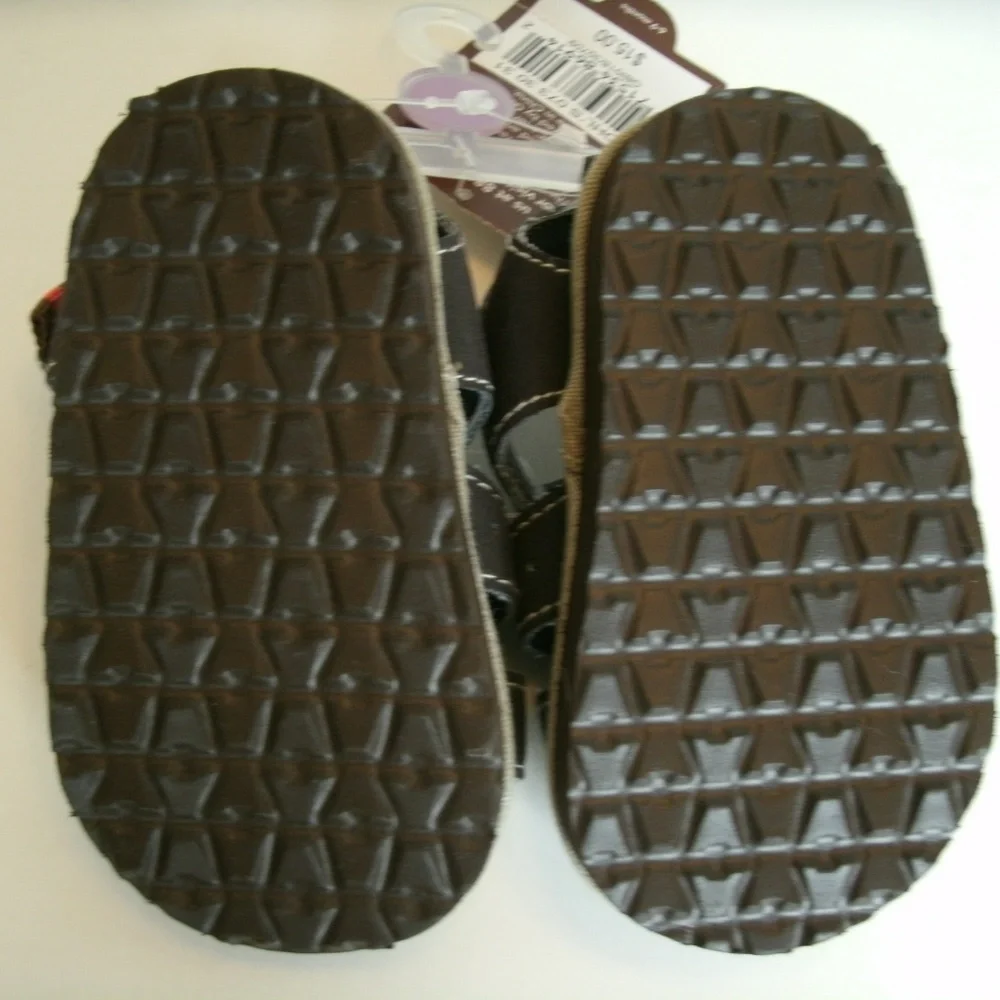 Carter's Boys Sandals Brown Fisherman Size 3 6-9 Months Infant Baby New